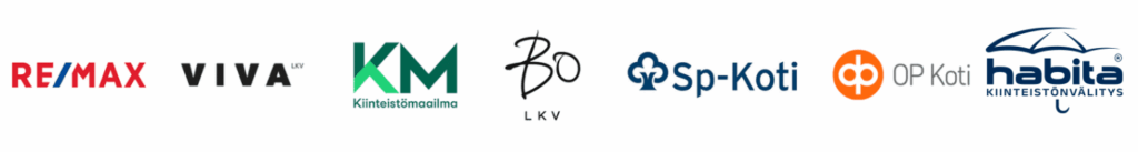 Vertailustamme löytyvät muun muassa RE/MAX, BO LKV, SP-Koti, Habita ja OP-Koti